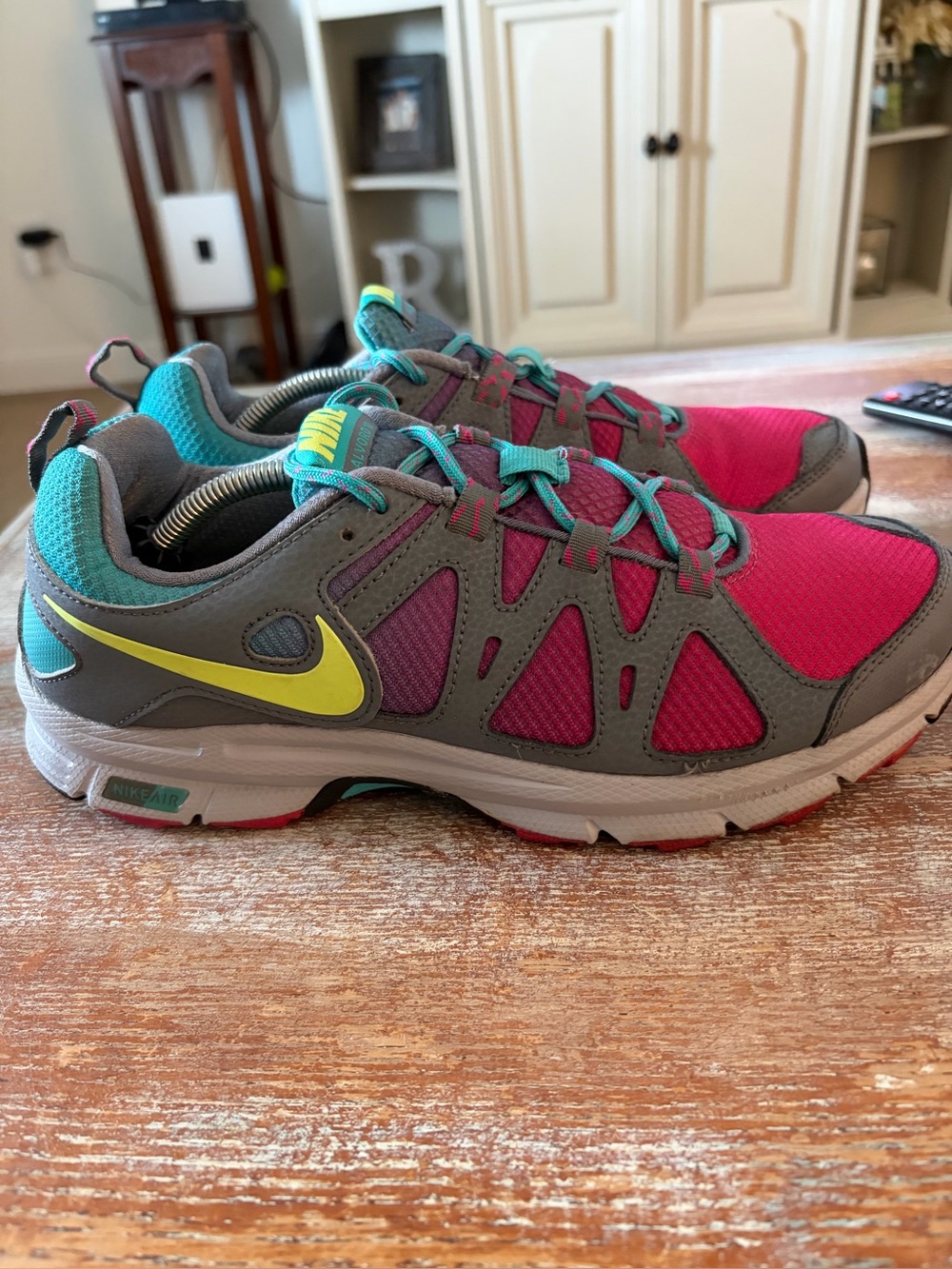 Nike Air Alvord 10 Trail Running Shoes Women’s Size 10 Gray Pink Teal